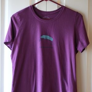 Life is Good Purple Tee